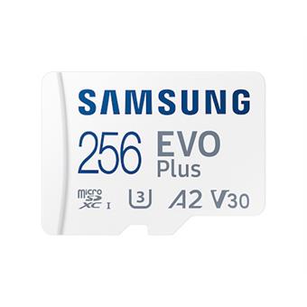 Samsung EVO Plus/micro SDXC/256GB/130MBps/UHS-I U3 / Class 10/+ Adaptér