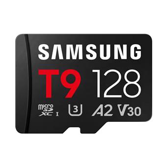 Samsung T9/Micro SDXC/128GB/UHS-I U3 / Class 10/+ Adaptér/Černá