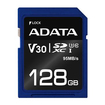 ADATA V30S/SDXC/128GB/95MBps/UHS-I U3 / Class 10
