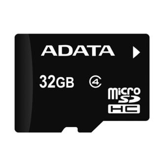 ADATA 32GB MicroSDHC Card with Adaptor Class 4
