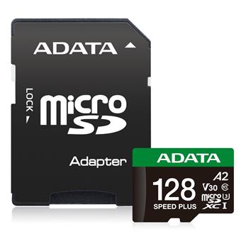 ADATA 128GB MicroSDXC UHS-I U3 V30 + adaptér