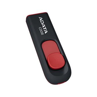 32GB USB ADATA C008 čierno/červená (potlač)