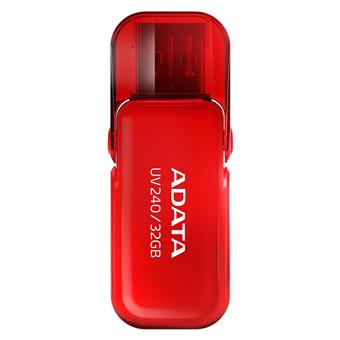32GB ADATA UV240 USB red  (vhodné pro potisk)