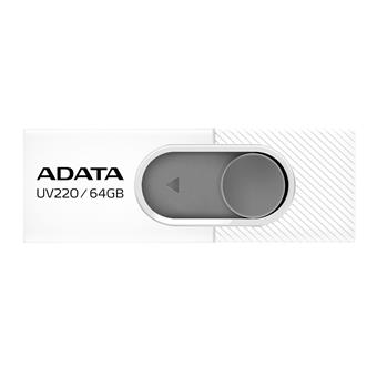 ADATA UV220/64GB/USB 2.0/USB-A/Bílá