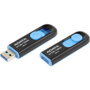 ADATA UV128/128GB/40MBps/USB 3.0/Modrá
