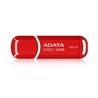 ADATA UV150/64GB/100MBps/USB 3.0/USB-A/Červená