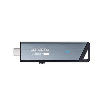ADATA UE800/1TB/USB 3.2/USB-C/Strieborná