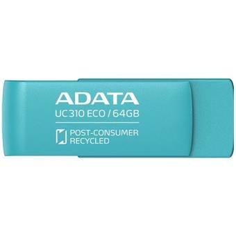 ADATA UC310 ECO/64GB/USB 3.2/USB-A/Zelená