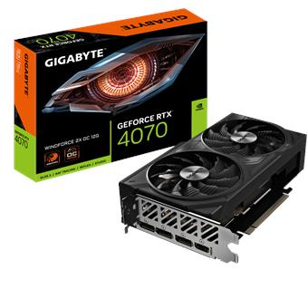 GIGABYTE RTX™ 4070 WINDFORCE 2X OC 12G/OC/12GB/GDDR6x