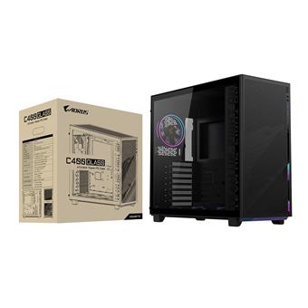 GIGABYTE AORUS C400 GLASS/Midi Tower/Transpar./Čierna