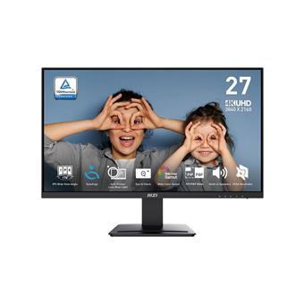 MSI Pro/MP273U/27"/IPS/4K UHD/60Hz/4ms/Black/2R