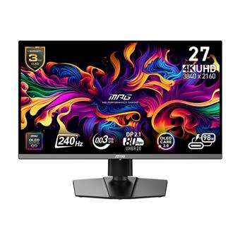 MSI MPG/272URX/26,5/QD-OLED/4K UHD/240Hz/0,03ms/Black/2R