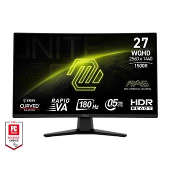MSI MAG/274CQF/27"/VA/QHD/180Hz/0,5ms/Black/2R