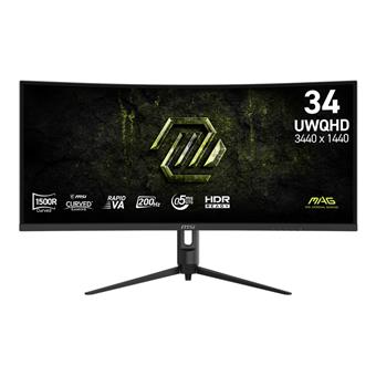 MSI MAG/342CQRF E20/34"/VA/wQHD/200Hz/0,5ms/Černá/3R