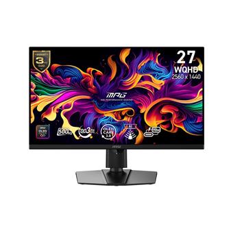 MSI MPG/271QR QD-OLED X50/26,5"/QD-OLED/QHD/500Hz/0,03ms/Černá/3R
