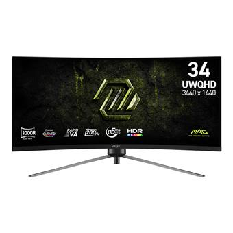 MSI MAG/345CQRF E20/34"/VA/UWQHD/200Hz/0,5ms/Černá/3R