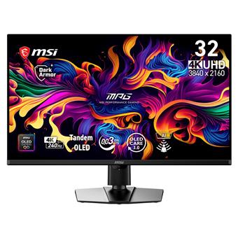 MSI MPG/322UR QD-OLED X24/31,5"/QD-OLED/4K UHD/240Hz/0,03ms/Černá/3R