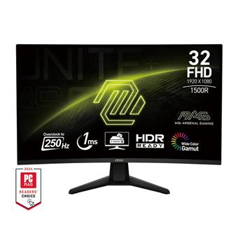MSI MAG/32C6X/31,5"/VA/FHD/250Hz/1ms/Čierna/3R