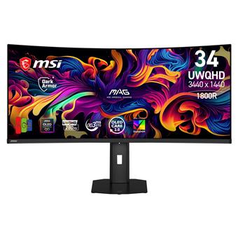 MSI MAG/341CQP X28/34"/QD-OLED/UWQHD/280Hz/0,03ms/Čierna/3R