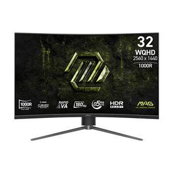 MSI MAG/325CQPF E18/31,5"/VA/QHD/180Hz/0,5ms/Čierna/3R