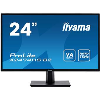 iiyama ProLite/X2474HS-B2/23,6"/VA/FHD/75Hz/4ms/Black/3R