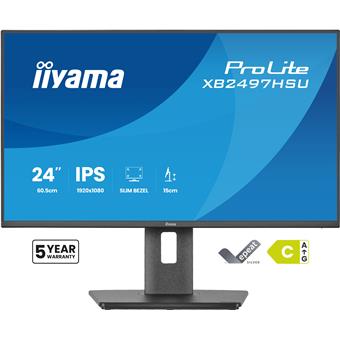 iiyama ProLite/XB2497HSU-B1/23,8"/IPS/FHD/120Hz/4ms/Černá/5R