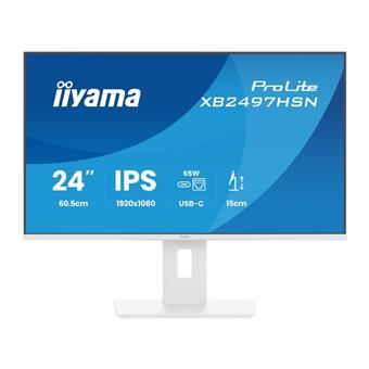 24" iiyama XB2497HSN-W1:IPS,FHD,USB-C,RJ45,HAS