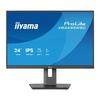 24" iiyama XB2495WSC-B1:IPS,WXGA,USB-C,HAS