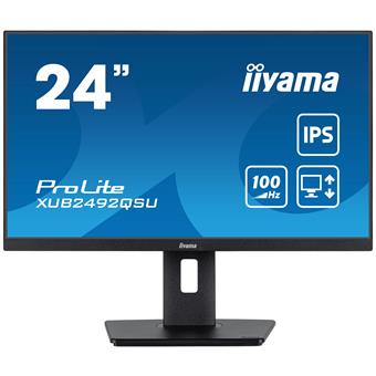 iiyama ProLite/XUB2492QSU-B1/23,8"/IPS/QHD/100Hz/0,5ms/Black/3R