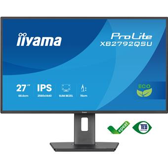 iiyama ProLite/XB2792QSU-B1/27"/IPS/QHD/120Hz/3ms/Čierna/3R