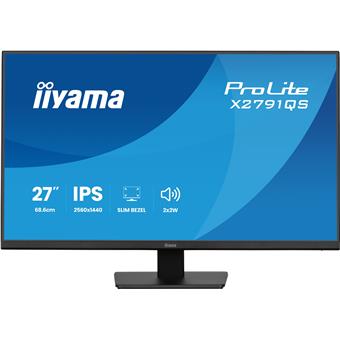 27" iiyama X2791QS-B1:IPS,QHD,HDMI,DP