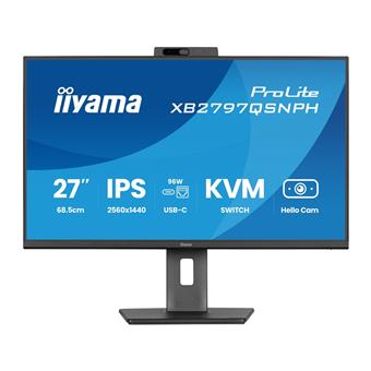 27" iiyama XB2797QSNPH-B1:IPS,QHD,USB-dock,cam
