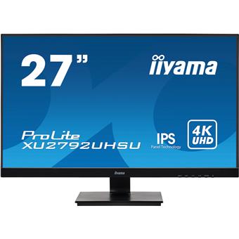 27" iiyama XU2792UHSU-B1: IPS, 4K, 300cd/m2, 4ms, HDMI, DP, DVI, USB, černý