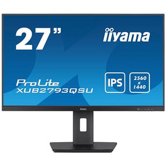 iiyama ProLite/XUB2793QSU-B7/27"/IPS/QHD/100Hz/1ms/Black/3R