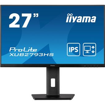 iiyama ProLite/XUB2793HS-B5/27"/IPS/FHD/75Hz/4ms/Black/3R