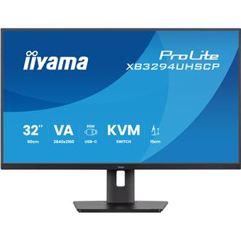 iiyama ProLite/XB3294UHSCP-B1/31,5"/VA/4K UHD/60Hz/2ms/Čierna/5R