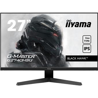 27" iiyama G-Master G2740HSU-B1: IPS, FullHD@75Hz, 1ms, HDMI, DP, USB, FreeSync, černý