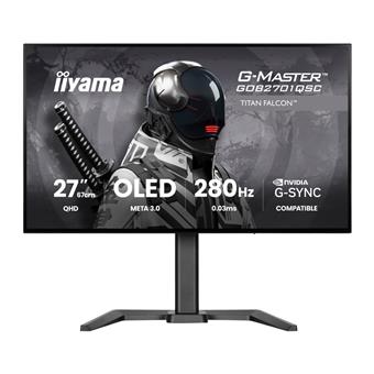 iiyama G-Master/GOB2701QSC-B1/27"/OLED/QHD/280Hz/0,03ms/Černá/3R