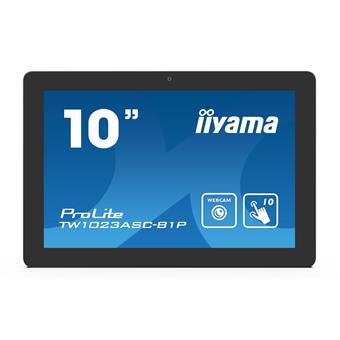 10" iiyama TW1023ASC-B1P, IPS, HD, capacitive, 10P, 450cd/m2, mini HDMI, WiFi, Webcam, Android 8.1