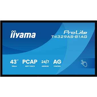 43" iiyama T4329AS-B1AG1:IPS,4K UHD,Android,24/7
