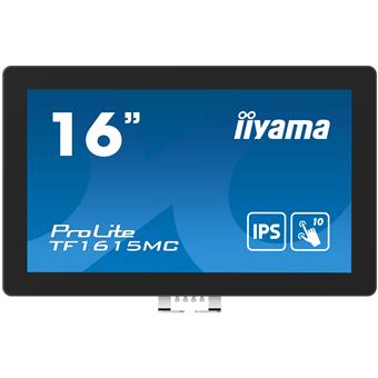 16" iiyama TF1615MC-B1: FHD, 10P, IP65, HDMI, DP, VGA
