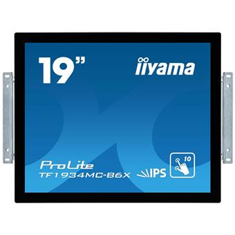 19" iiyama TF1934MC-B6X: IPS, SXGA, capacitive, 10P, 350cd/m2, VGA, DP, HDMI, černý