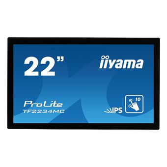 22" iiyama TF2234MC-B6AGB: IPS, FullHD, capacitive, 10P, 350cd/m2, VGA, DP, HDMI, černý