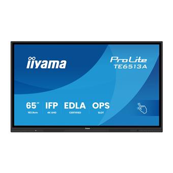 65" iiyama TE6513A-B3AG:IPS,4K,EDLA,NFC