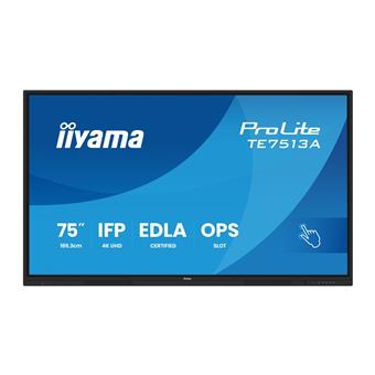 75" iiyama TE7513A-B3AG:IPS,4K,40P,EDLA