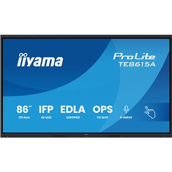 86" iiyama TE8615A-B1AG: IPS, 4K, EDLÁ, NFC