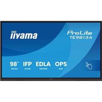 98" iiyama TE9813A-B1AG: IPS, 4K, 40P, EDLÁ