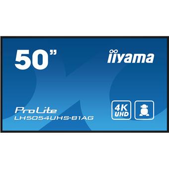 50" iiyama LH5054UHS-B1AG: VA,4K UHD,Android,24/7