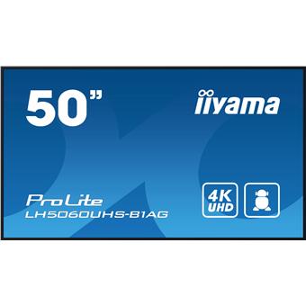50" iiyama LH5060UHS-B1AG:IPS,4K UHD,24/7,Android