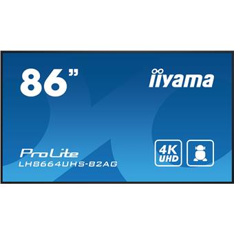 86" iiyama LH8664UHS-B2AG:IPS,4K,24/7, Android